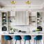 Kitchen Island Pendant Lights with Crystal Bubble-144952309