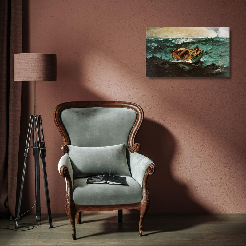 The Gulf Stream, 11" H x 18" W