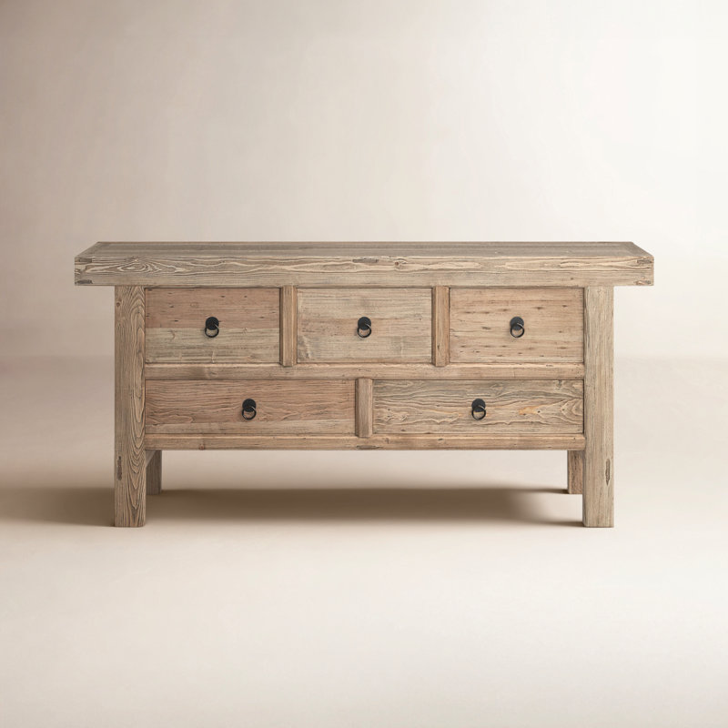 Old Pine 77'' W Solid Wood Sideboard
