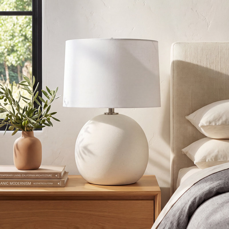 Trilby Shillington Ceramic Table Lamp, Cream