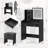 Makeup Vanity with LED Mirror & Charging Station, 2 Drawers & Storage Stool for Bedroom-1961286423