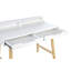 Pool Solid Wood Base Writing Desk