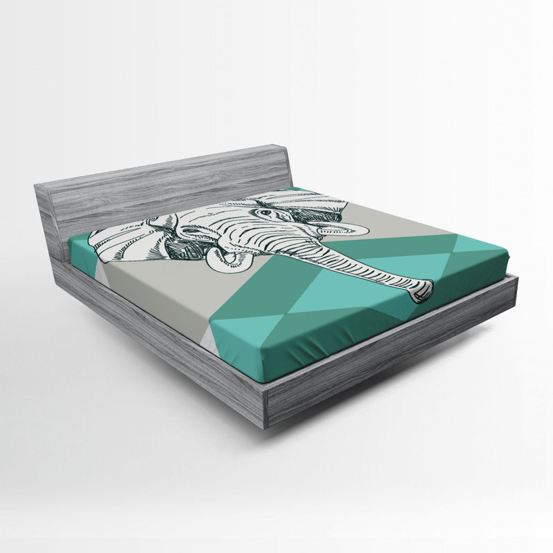 Microfiber Patterned Fitted Sheet, Full Fitted Sheet