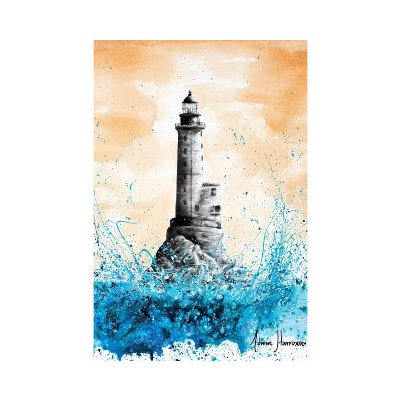 Light Hope by Ashvin Harrison - Painting Print on Canvas, Wrapped Canvas, 20.32 cm H x 30.48 cm W