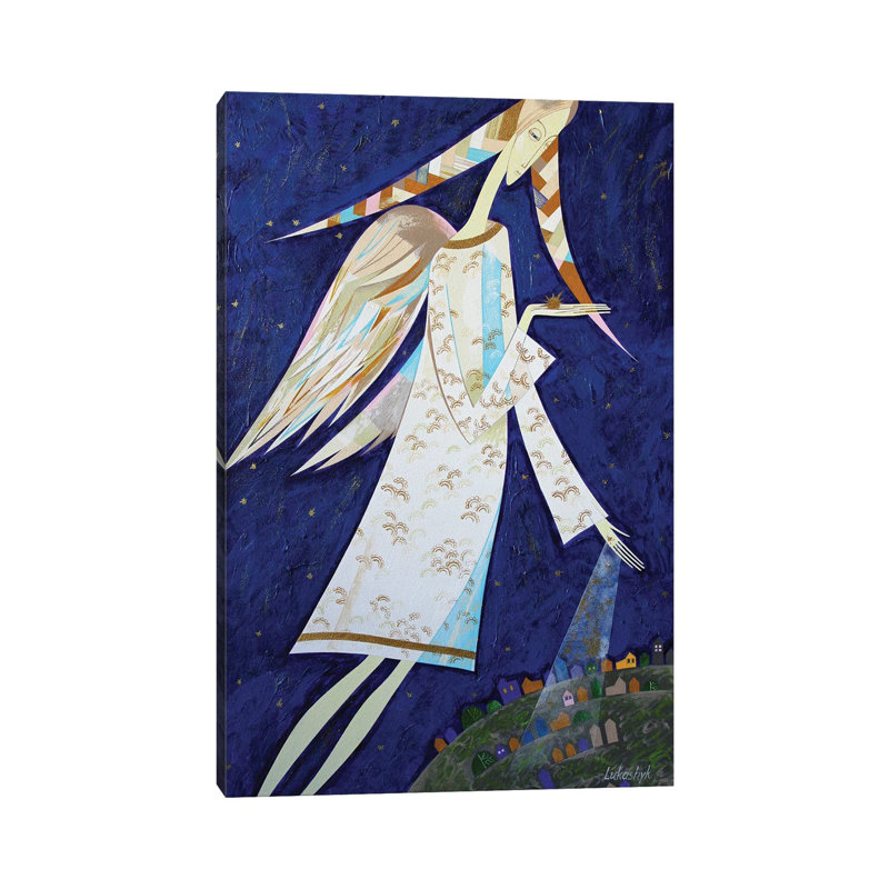 Angels For Us by Neli Lukashyk - Wrapped Canvas Painting, 66.04 cm H x 45.72 cm W x 1.91 cm D