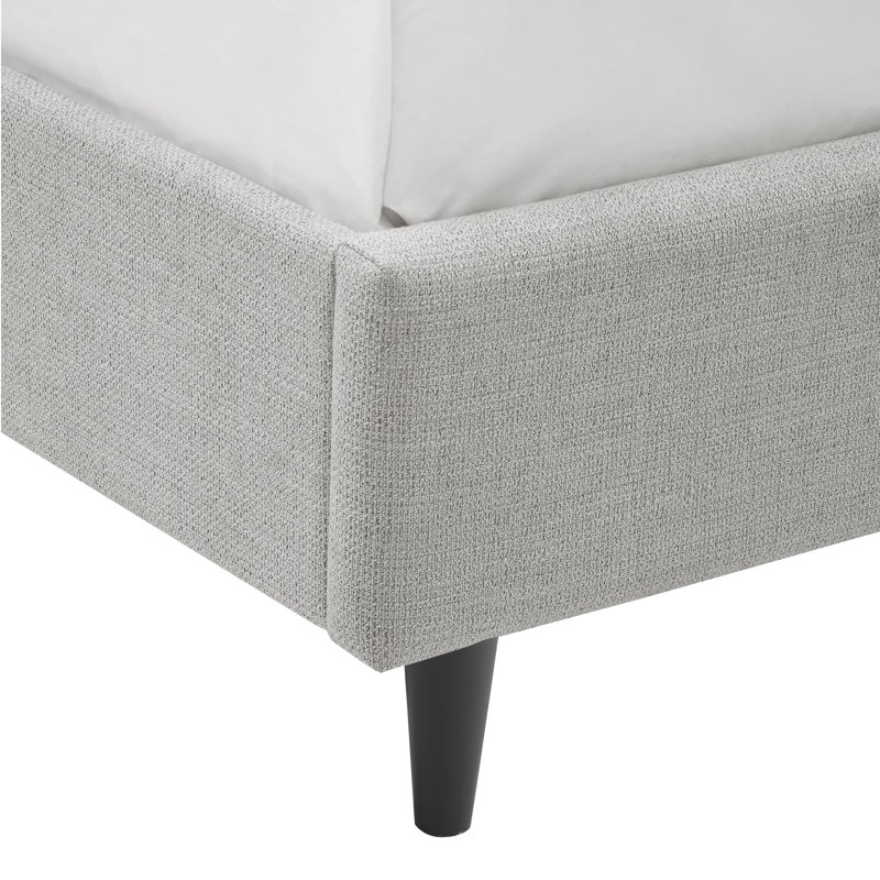 Lit tapissier Ana, Gris, King