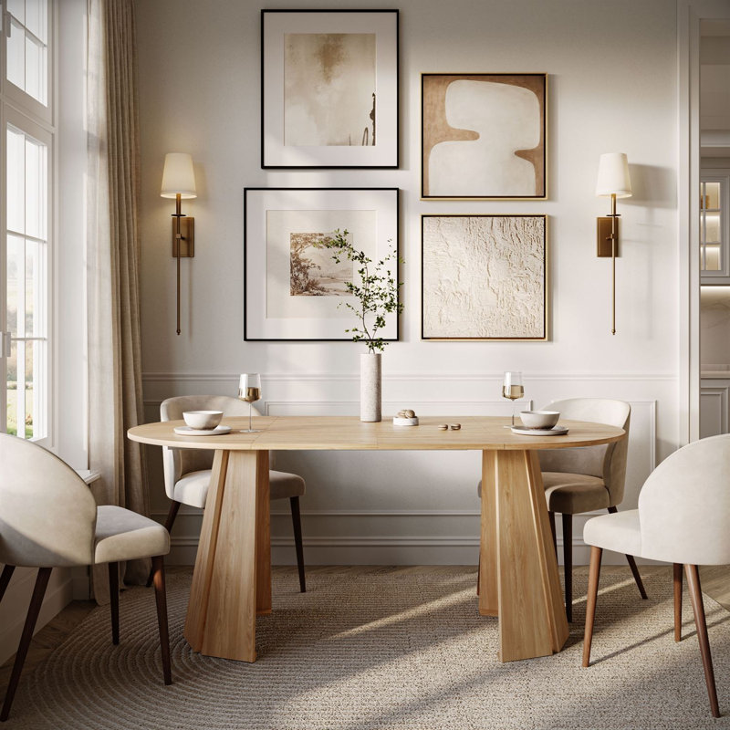 Extendable Dining Table, Beech
