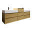 Meuble-lavabo double mural Albizu-69315956