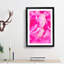 Pink Petals In Bloom - Single Picture Frame Print on MDF-56862724-56862725