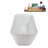 59" Streamline Soaking Freestanding Tub and Tray With Internal Drain-112235459