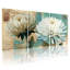 Plantes et fleurs, ensemble de 3 reproductions d'art sur toile-1182394730
