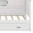 L-Shaped Bed Frame With Drawer And Bookcase, Corner Bed Wooden Captain Bed With Led Downlight And USB Port-1370168249