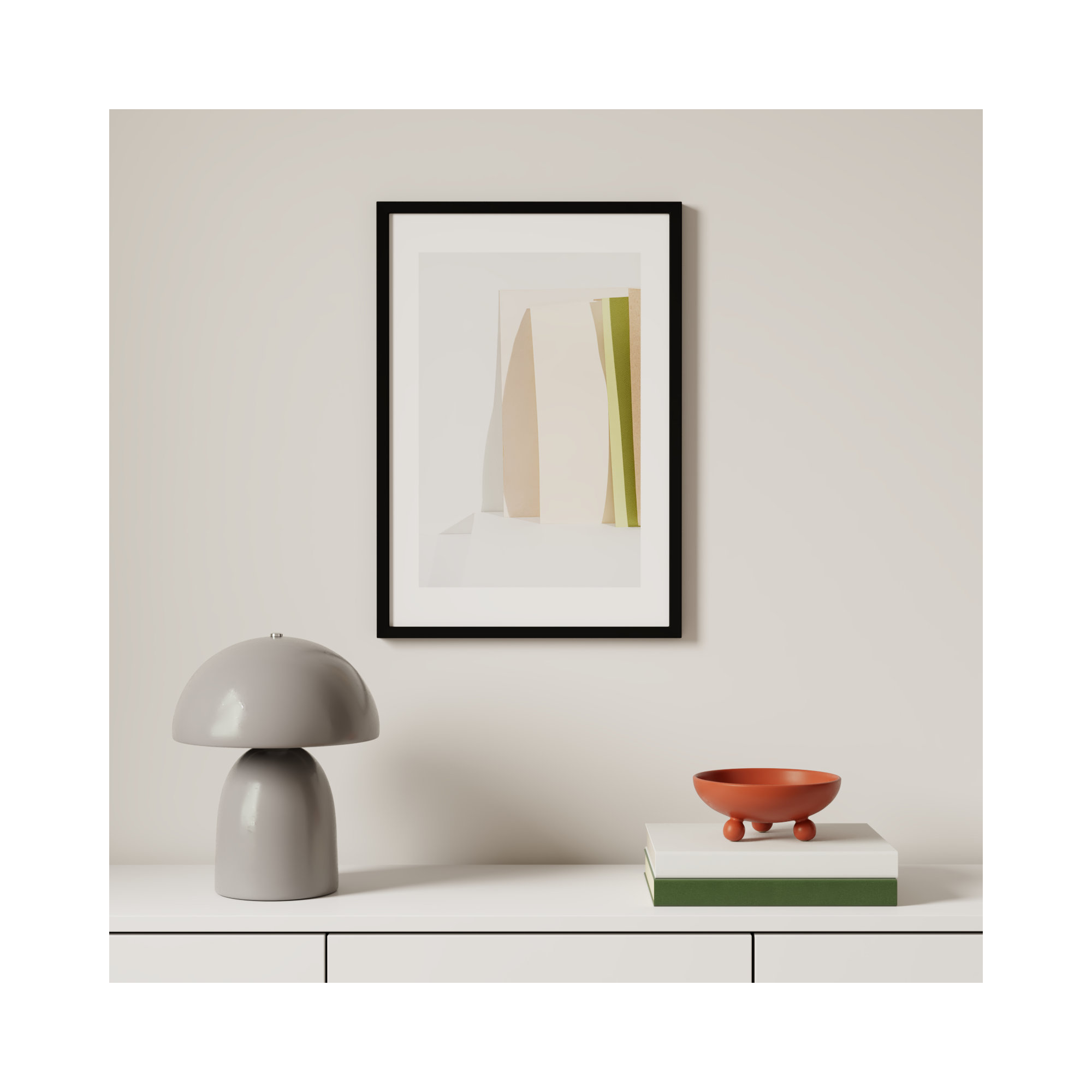 Lucie Clean Slate as an Object 1 by Svetlana Smirnova - Picture Frame Photograph, 20" H x 14" W x 1.25" D, Black