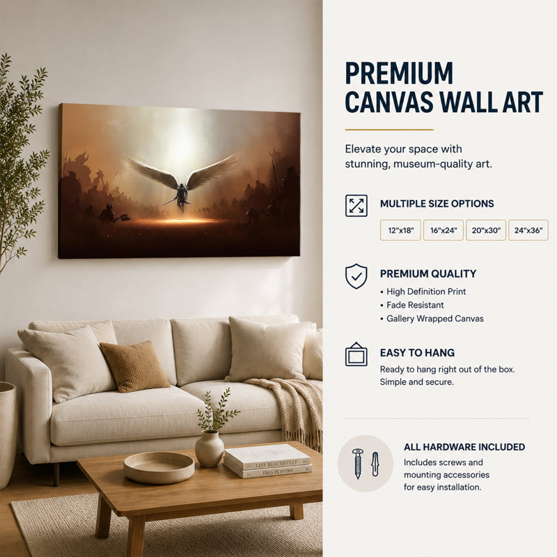 Affiche «Wings Angel Diablo», 16x24inch