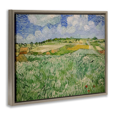 Cadre flottant Plain Near Auvers, conception par Vincent Van Gogh