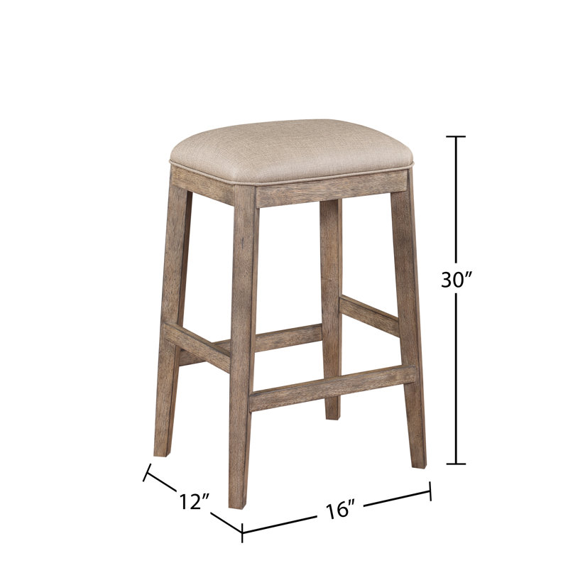 Dremond Saddle Stool, Bar Stool (30" Seat Height)