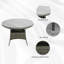 Rattan Garden Furniture Set 4 Seater With Round Dining Table Chairs For Outdoor