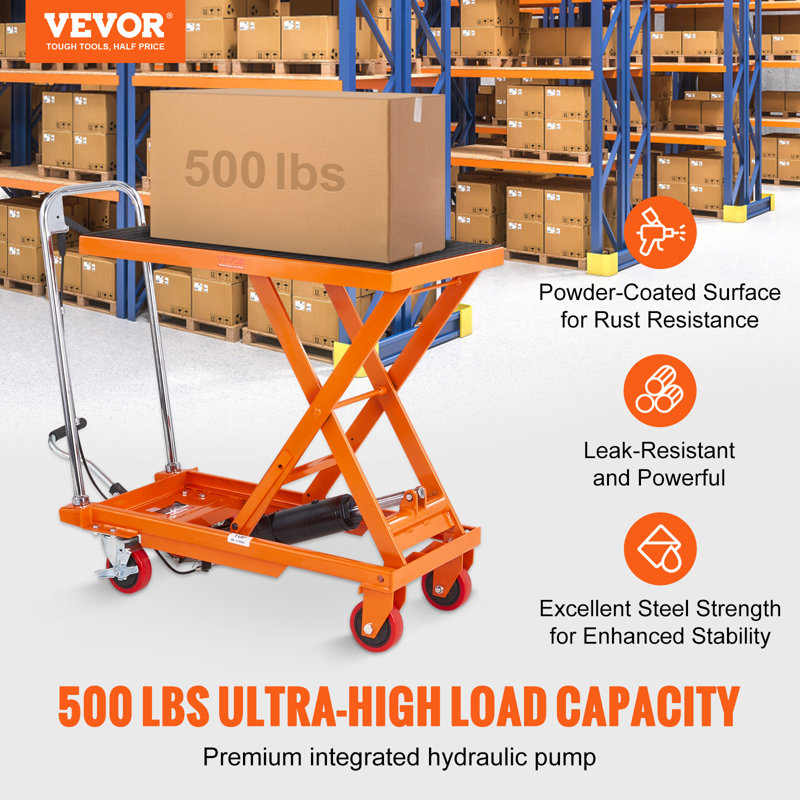 31'' H x 37'' W Utility Cart with Wheels