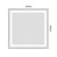 20" X 30" Wall Mounted Fog Led Mirror With 3 Colors, Aluminum Frame, Front And Backlight, Memory, Stepless Dimmable - Ash Vanity Color Temperatures,-2055158735