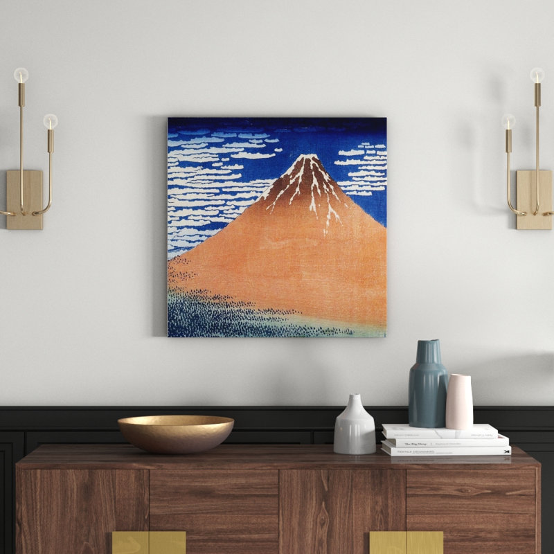 Hokusai - Wrapped Canvas Painting, 100cm H x 100cm W x 1.8cm D