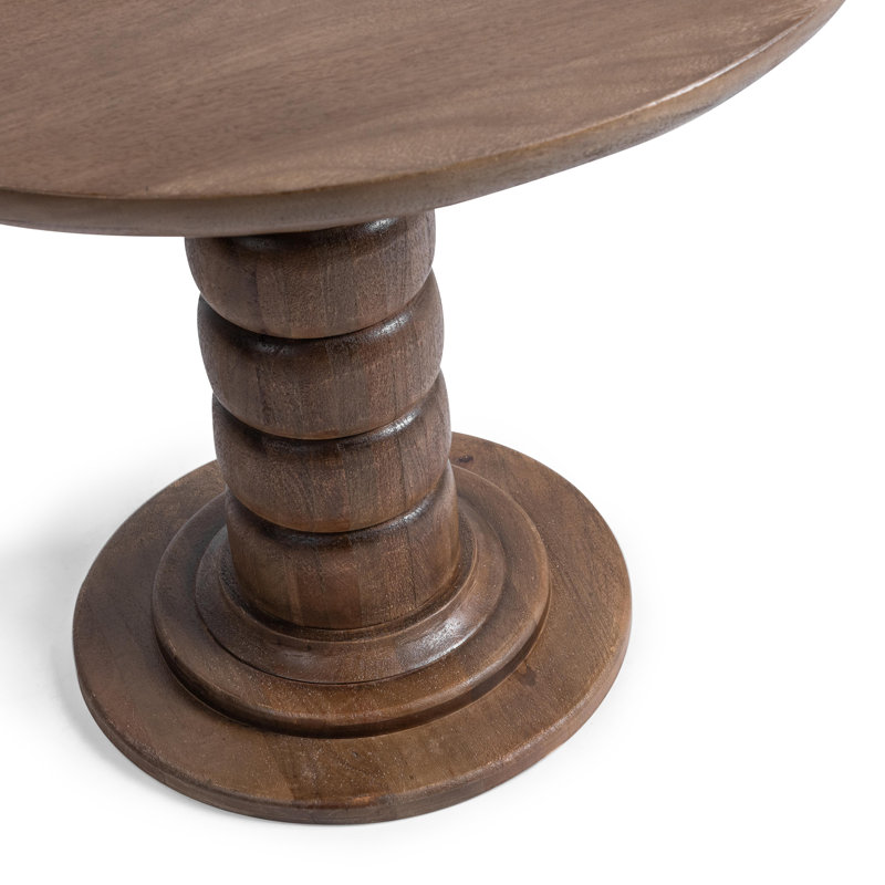 Hillrose Round Dining Table, Pecan Brown