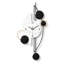 Arundel Modern Decorative Vertical Wall Clock for Home or Office, 32" Silent Non Ticking Minimalist Clock