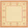 Arneshia Oriental Tan/Red Indoor / Outdoor Area Indoor/Outdoor Area Rug