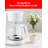 Betty Crocker 12-Cup Drip Coffee Maker with Heat Resistant Glass Carafe, White