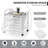 12 Drawers Rolling Cart Storage Scrapbook Paper Studio Organizer Bins-1947254836