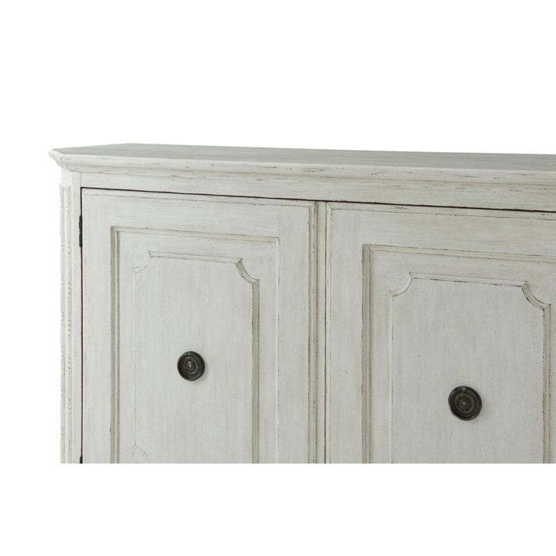 Tavel 65'' Nora Finish Solid Wood Sideboard Inspired by Gustav's Era