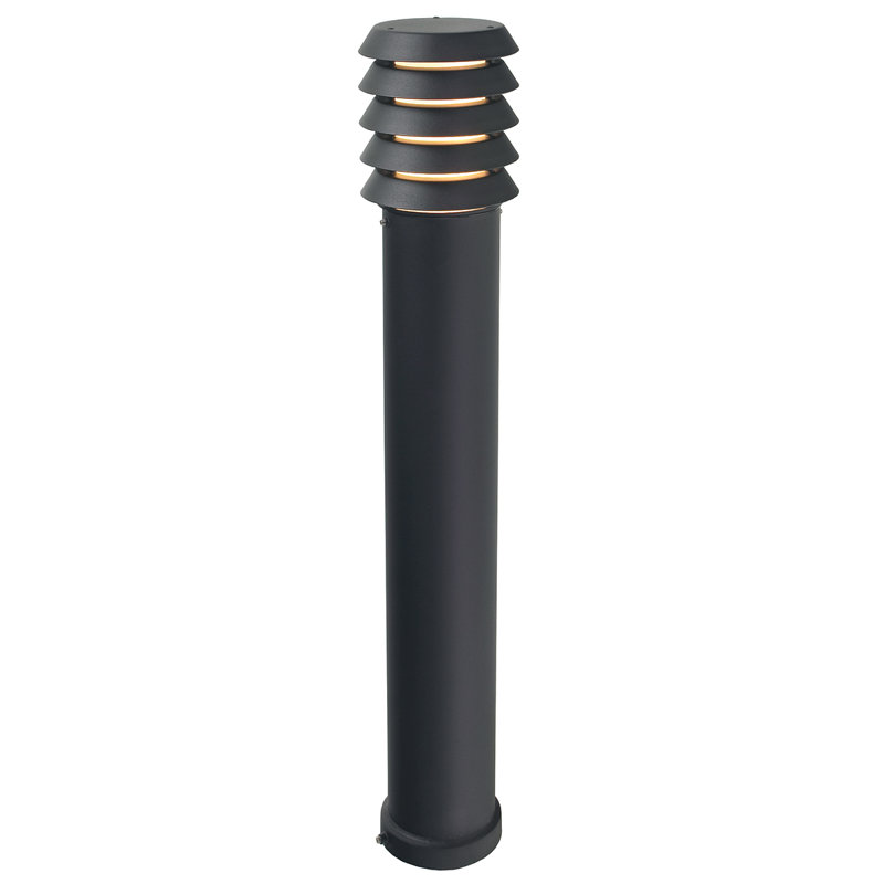 Matty Metal Pathway Light, 60W Incandescent, Graphite, 85cm H x 15cm W x 15cm D