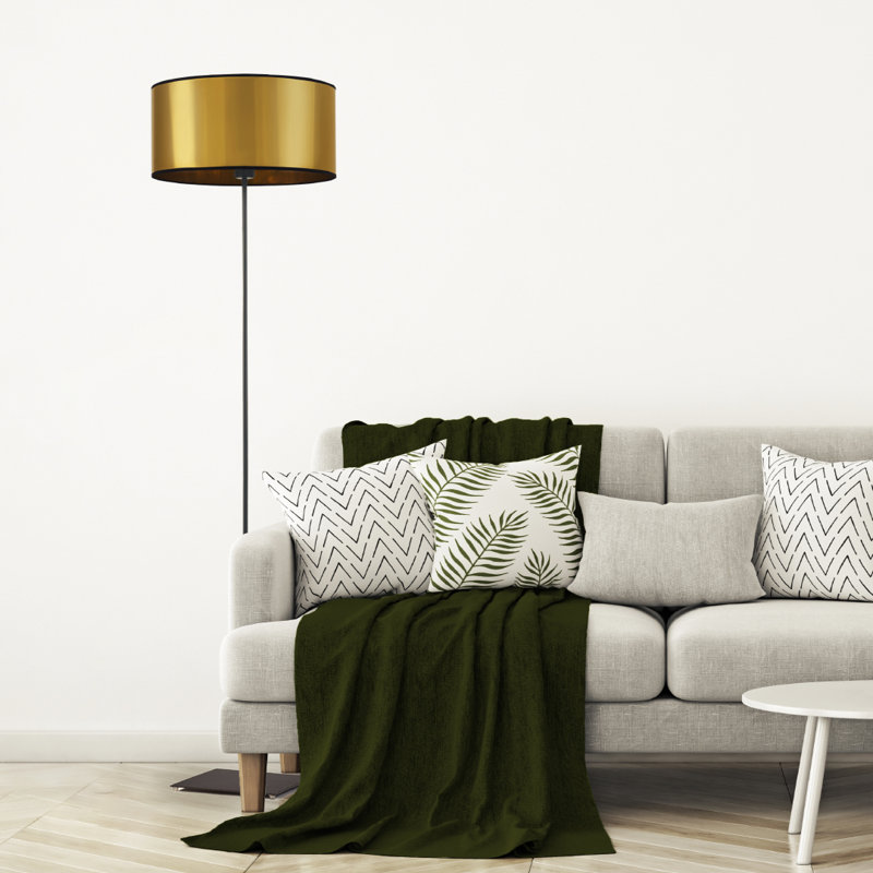 156cm Traditional Floor Lamp, Gold