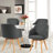 Fegan Swivel Linen Upholstered Back Side Chair-879140302-913849420