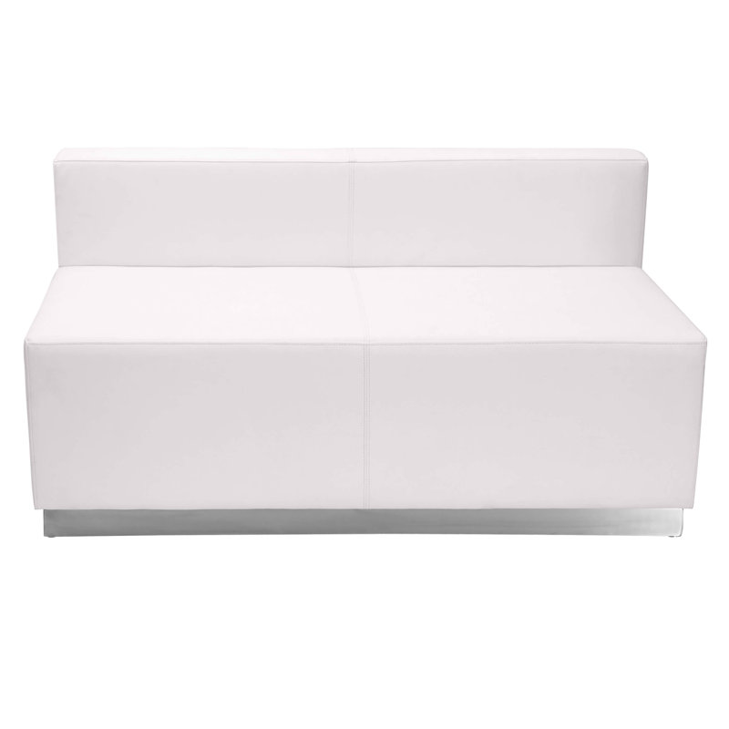 Hercules Alon Series 3-Piece LeatherSoft Modular Reception Configuration, White