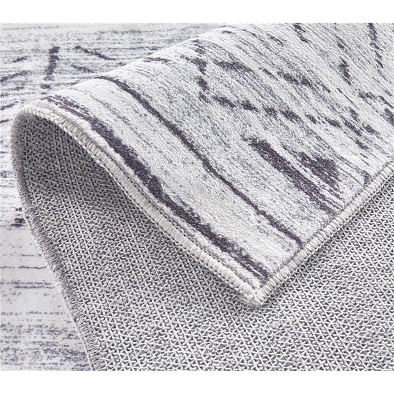 Tapis doux lavable à la machine Bohomoroccan, Rectangle 6 pi x 9 pi