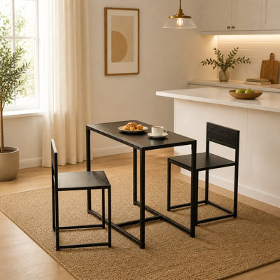 Steel Top Dining Set