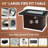 7-Piece Outdoor Furniture Set with Fire Pit Patio Wicker Conversation Set Cushions-711381539-711381538