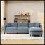 107.87'Sectional Sofa Couch With 1 Ottoman