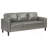 Grey 3-piece Track Arm Sofa Set