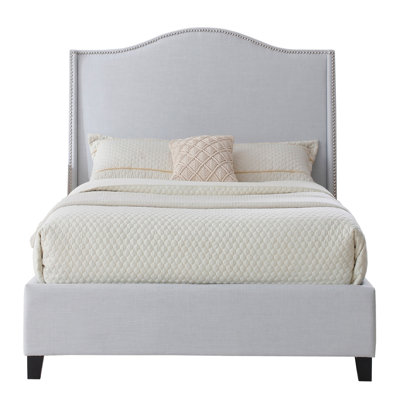Hampton  Wingback Bed, Linen