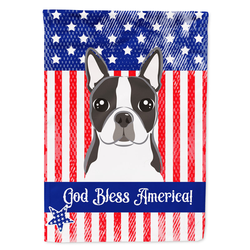 Drapeau de jardin Leighanne, Boston-terrier