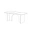 Table à manger avec plateau de table spacieux