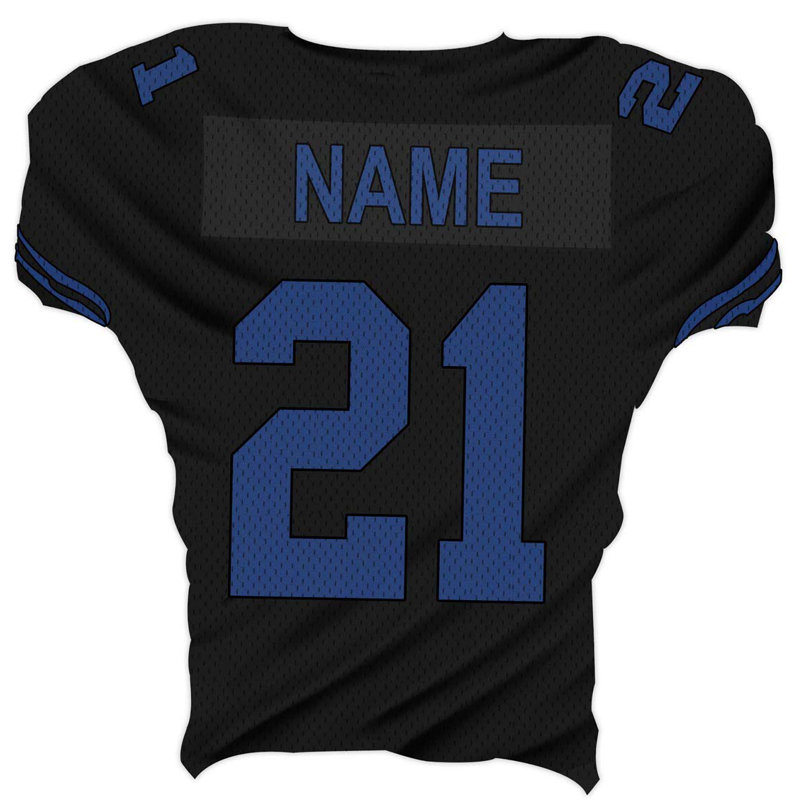 Décalcomanie murale nom et numéro personnalisé jersey, H 36 po x l 36 po, Noir
