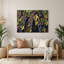 Art mural en métal fruitier raisin mauve-1189339202