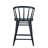 Crumpton Fitz Traditional Solid Wood Curved Back Spindle Counter Stool - Black-113735567