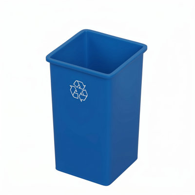 Poubelle de recyclage en plastique 35 gallons