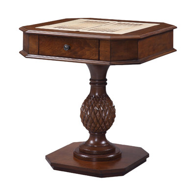 28.4" W GAME TABLE, CHERRY