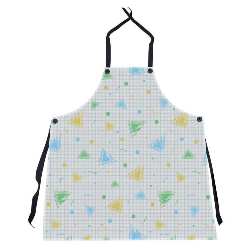 Bib Apron, Blue/Yellow