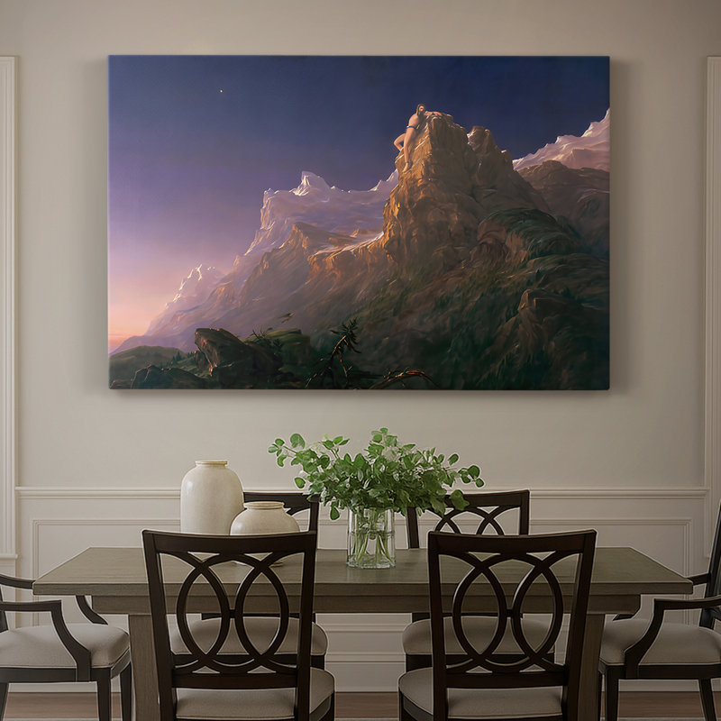 Prometheus Bound-Thomas Cole-Gallery Wrapped Canvas-1847, 40x60