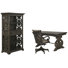 Writing Desk With Chair And Bookcase